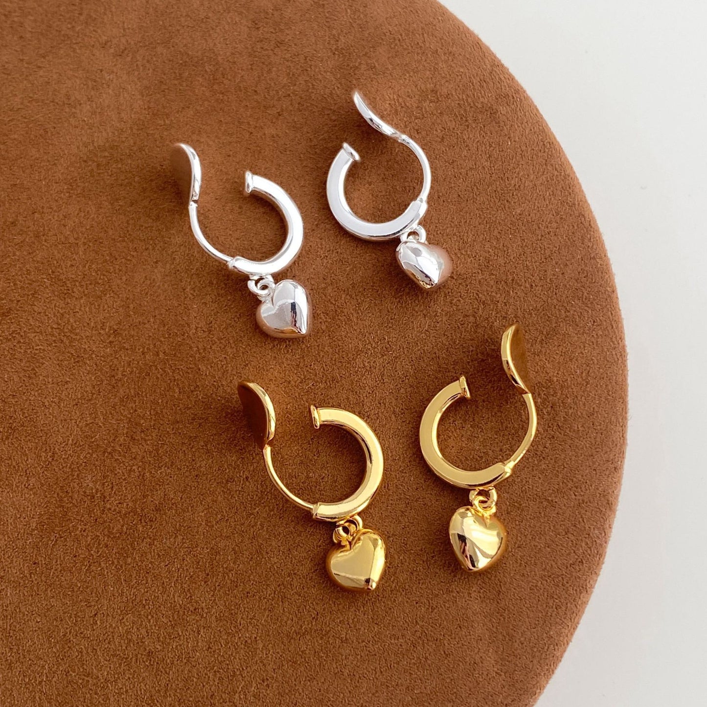 Temperament Pendant C-shaped Light Luxury Fashion Simple And Versatile Earrings