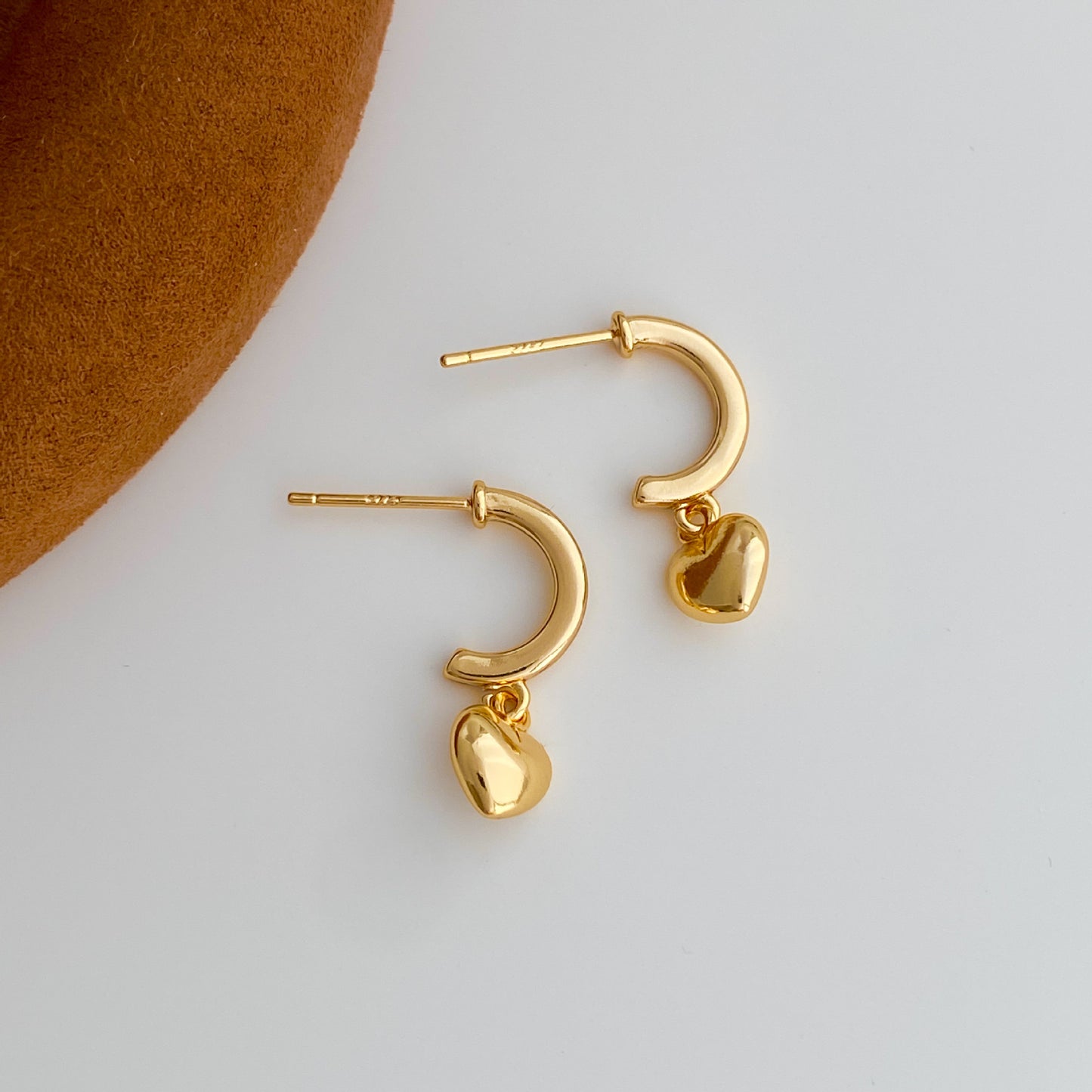 Temperament Pendant C-shaped Light Luxury Fashion Simple And Versatile Earrings